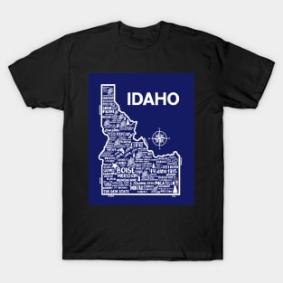Idaho Map T-Shirt